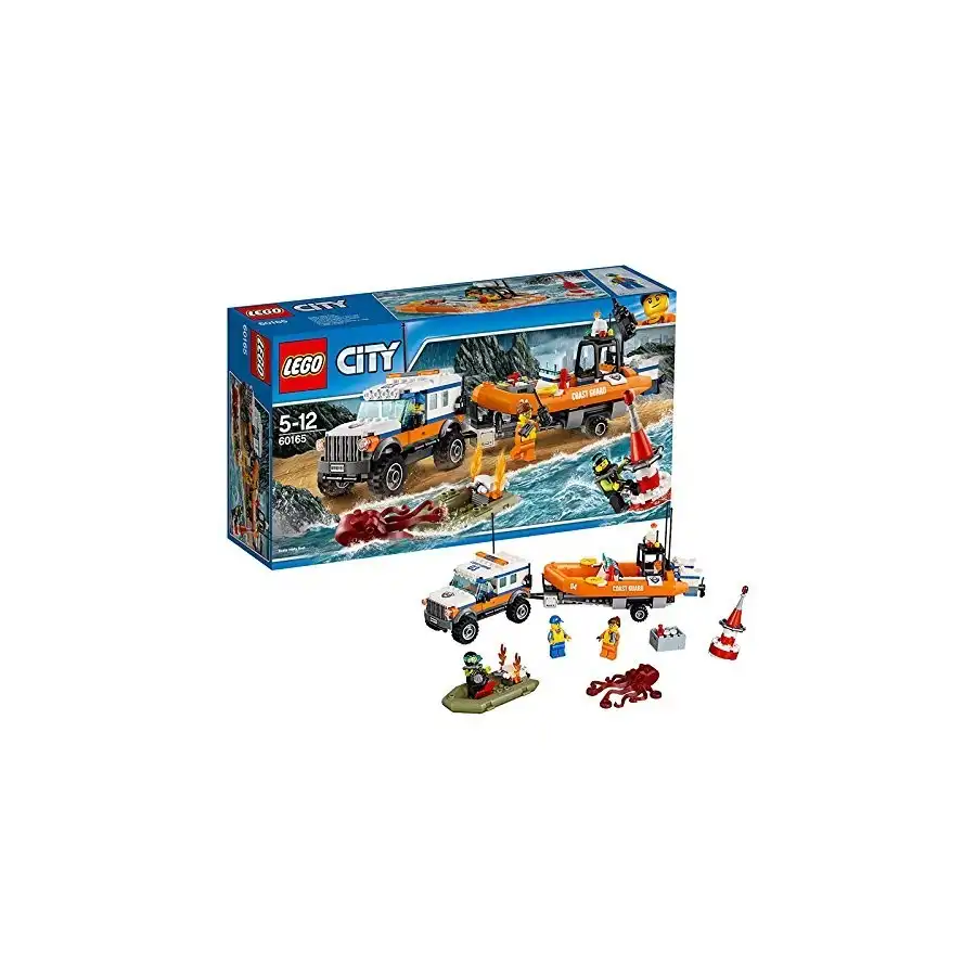 Lego City Guardia Costiera 60165 - Unità Di Risposta Con Il Fuoristrada 4x4 Lego - 1