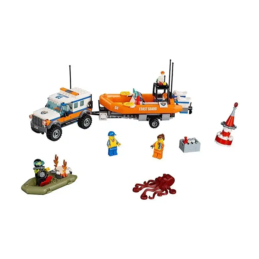 Lego City Guardia Costiera 60165 - Unità Di Risposta Con Il Fuoristrada 4x4 Lego - 2