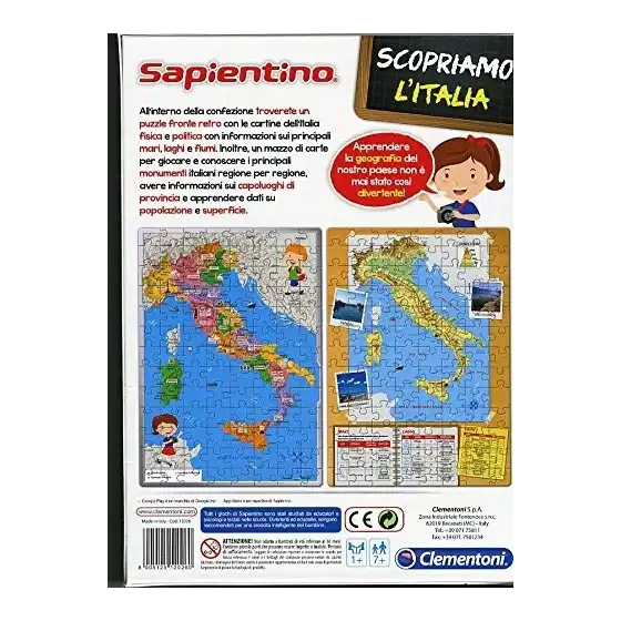 Scopriamo L'Italia Sapientino 12026 Clementoni - 4