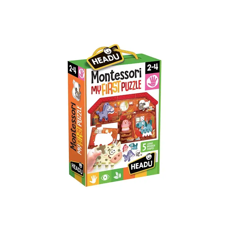 Montessori Il Mio Primo Puzzle La Fattoria Headu - 2