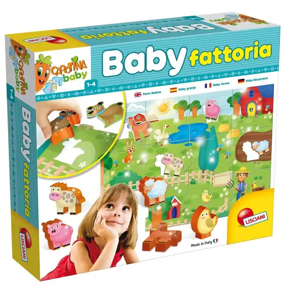 Carotina Baby - Baby Fattoria Puzzle 58464  Lisciani - 2