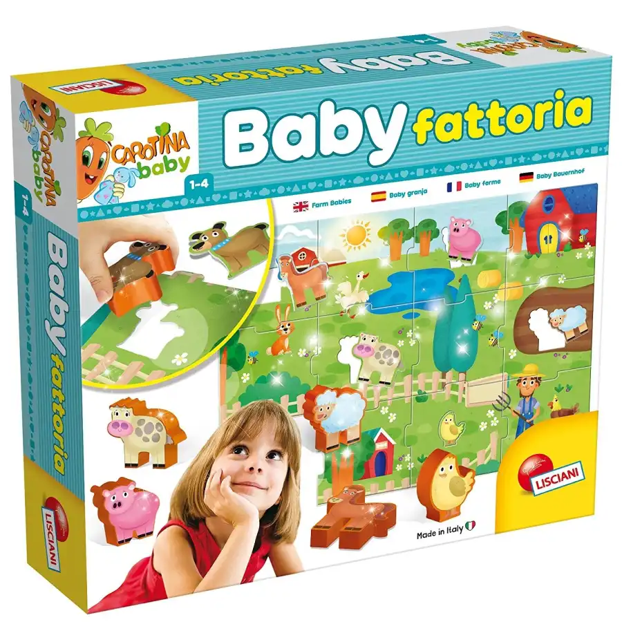 Carotina Baby - Baby Fattoria Puzzle 58464 Lisciani - 2