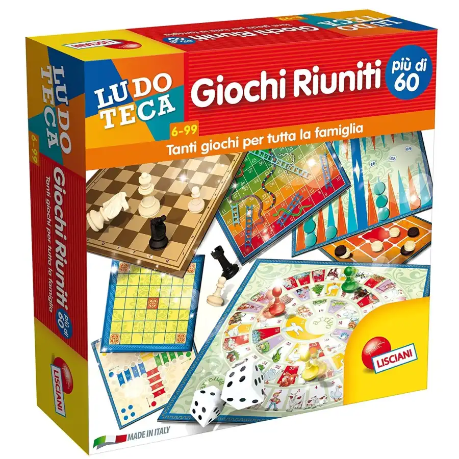 Ludoteca Più di 60 Giochi Riuniti 57023 Lisciani - 3
