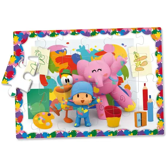 Gig Floor Puzzle before Pocoyo The Little Painter 65943