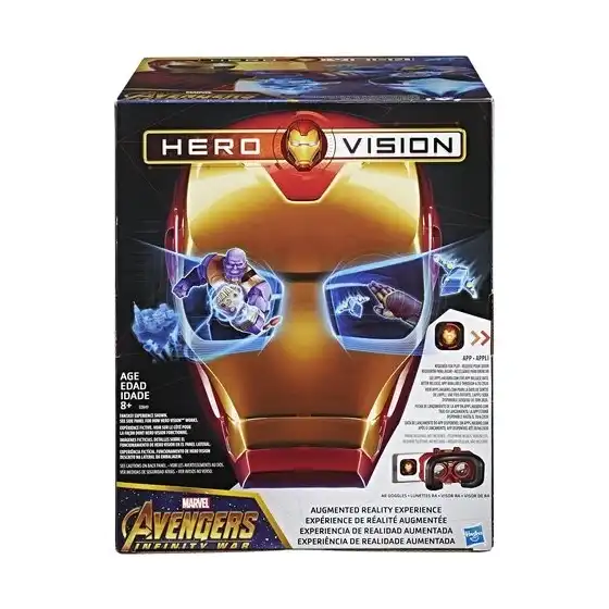 Iron Man Avengers Infinity War Hero Vision Maschera per Realtà Aumentata Hasbro - 7