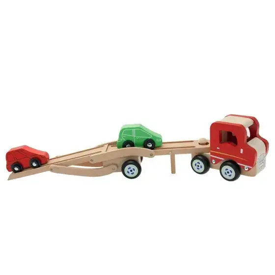 Gioco in legno Camion Trasporto con 2 Auto Teorema - 2