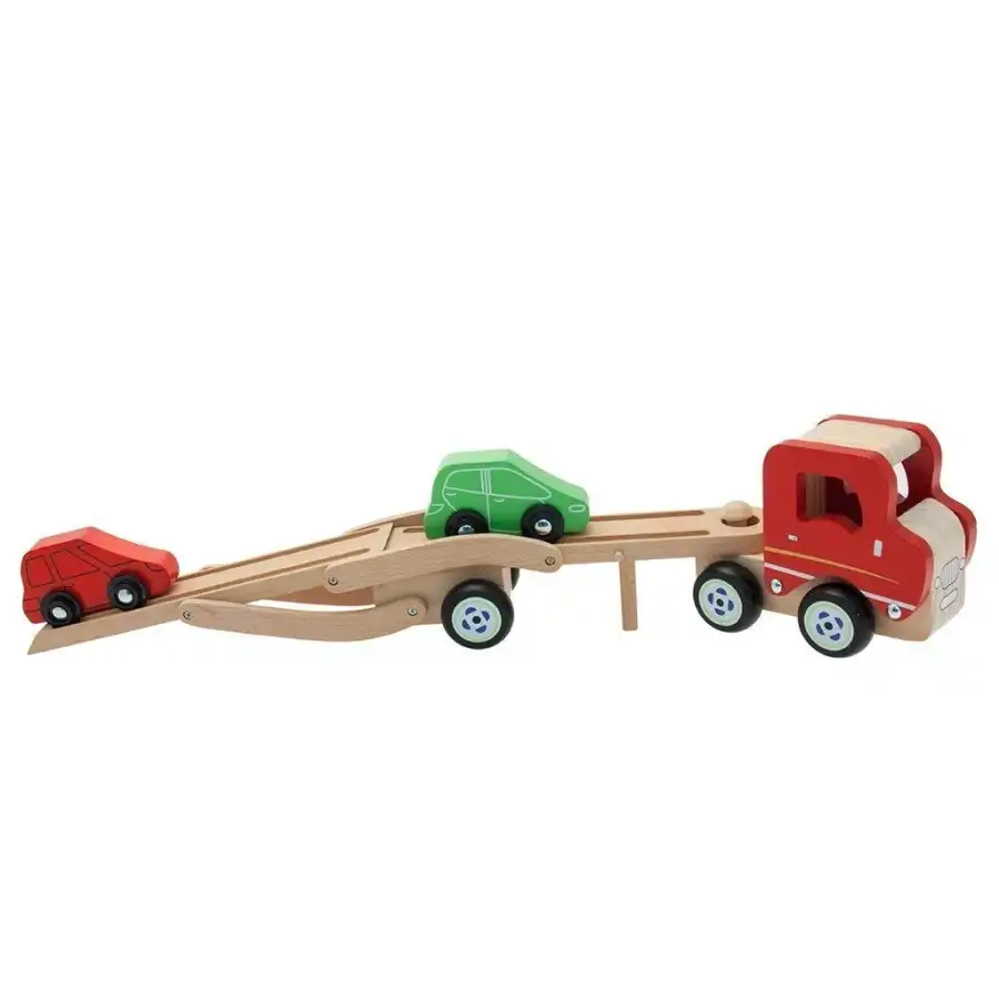 Gioco in legno Camion Trasporto con 2 Auto Teorema - 2