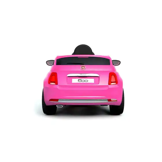 Macchina Fiat 500 Rosa 12V Originale - 1