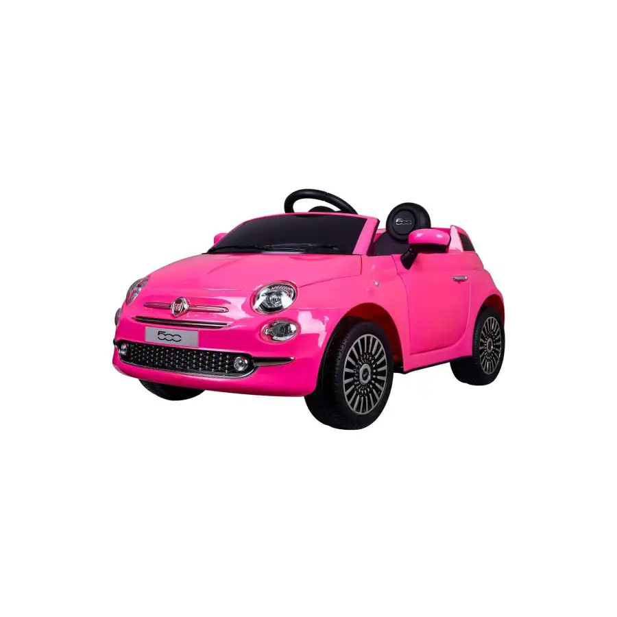 Macchina Fiat 500 Rosa 12V Originale - 2