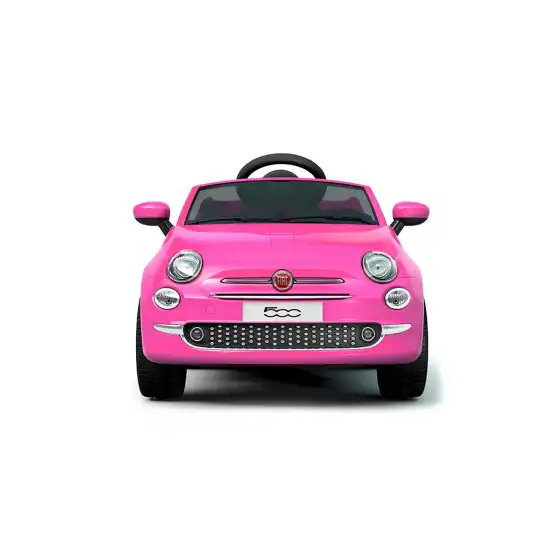Macchina Fiat 500 Rosa 12V Originale - 3