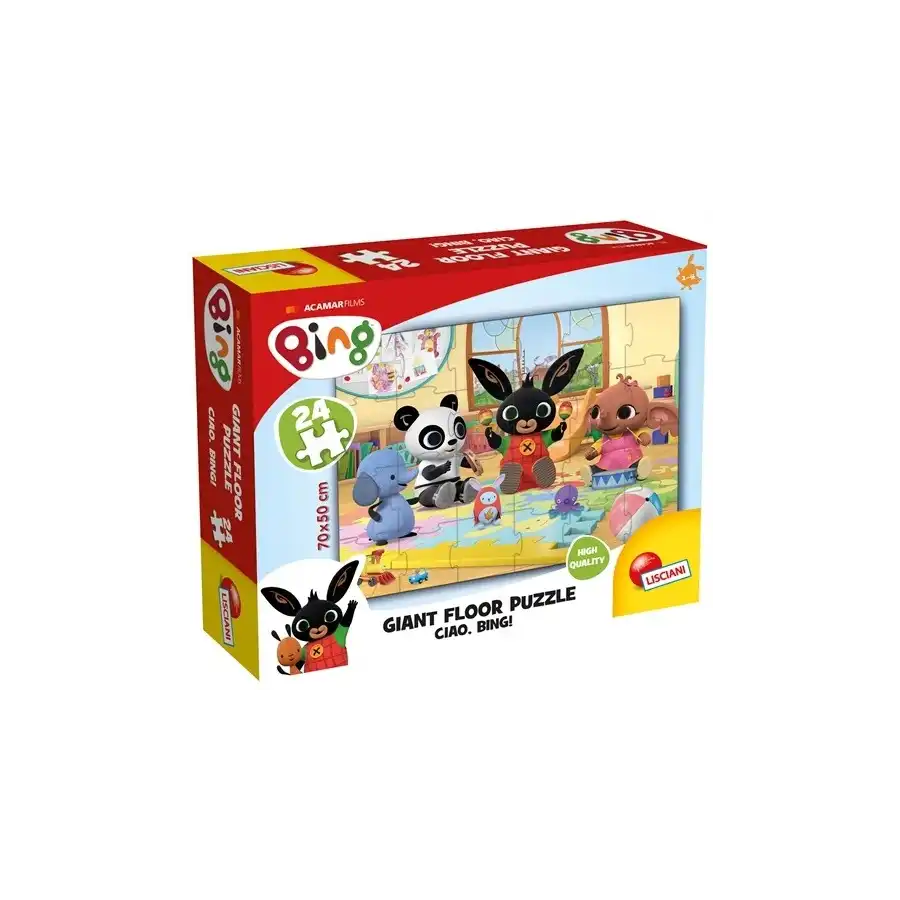 Bing Puzzle Pavimento Gigante 24 Pezzi - Ciao Bing! Lisciani - 1