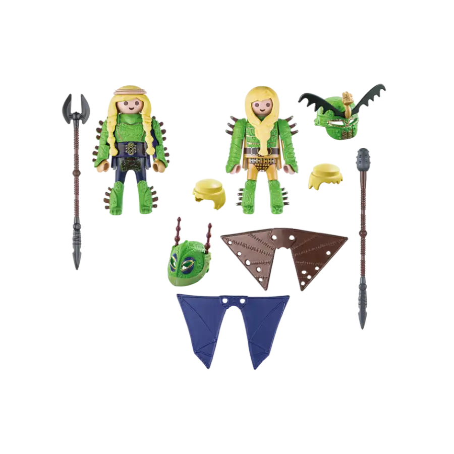 Playmobil Dragons 70042 Testabruta e Testaditufo Playmobil - 2