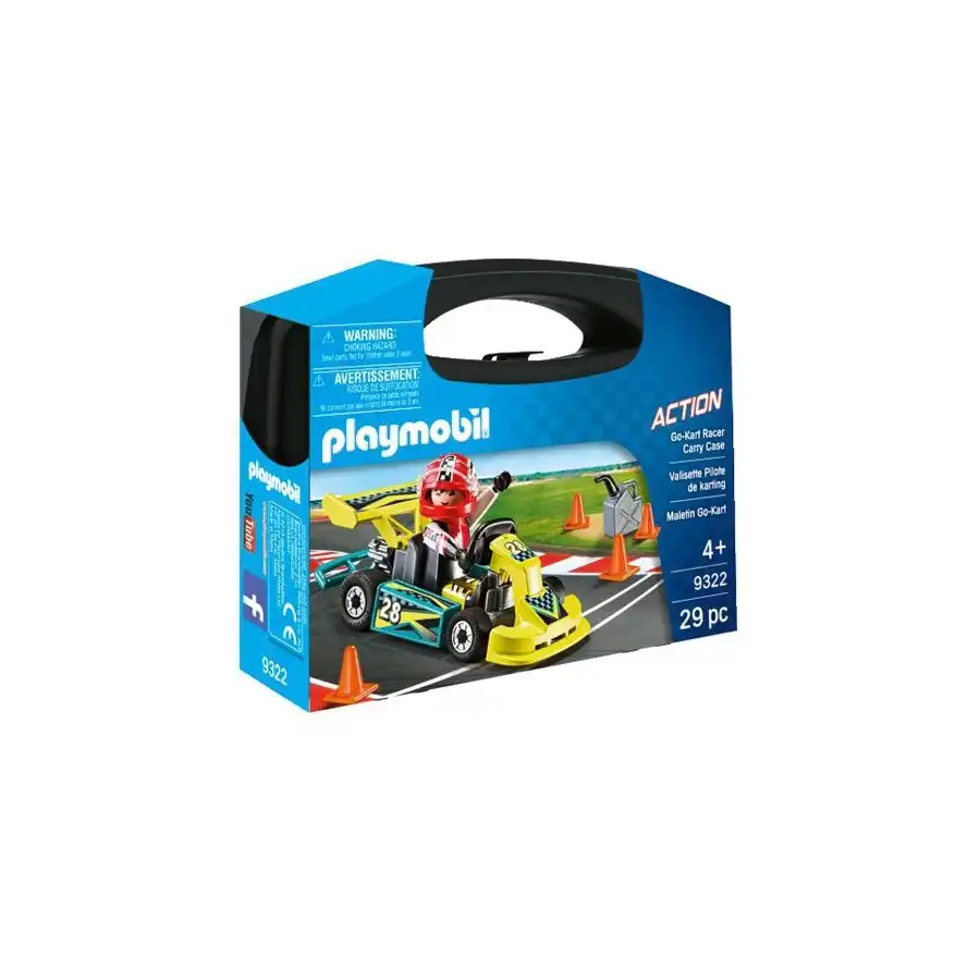 Playmobil Action 9322 Valise Go Kart