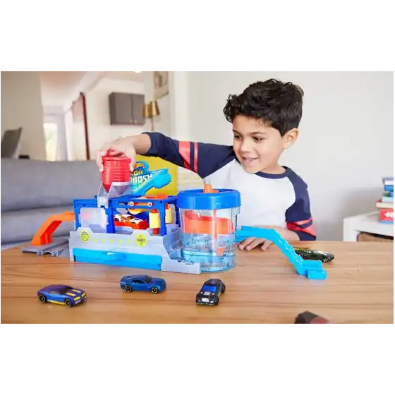 Hot Wheels City Mega autolavaggio FTB66 Mattel - 7