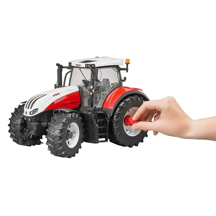 Trattore Modellino Steyr 6300 Terrus CVT Scala 1:16 Bruder - 4