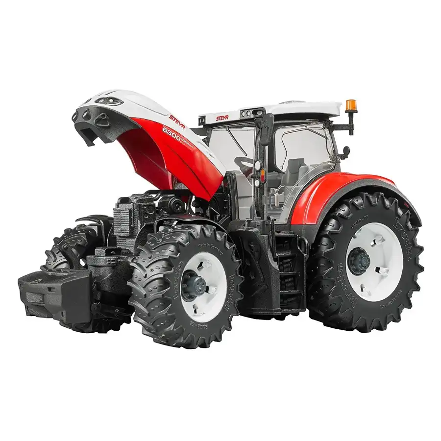 Trattore Modellino Steyr 6300 Terrus CVT Scala 1:16 Bruder - 7