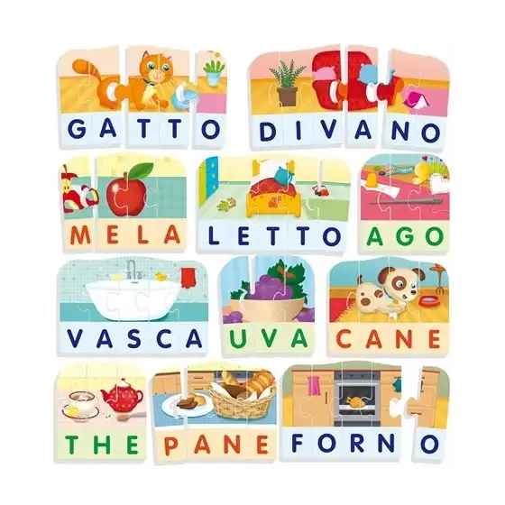 Giocare Educare Le Mie Prime Parole La Mia Casa 72514 Lisciani - 1