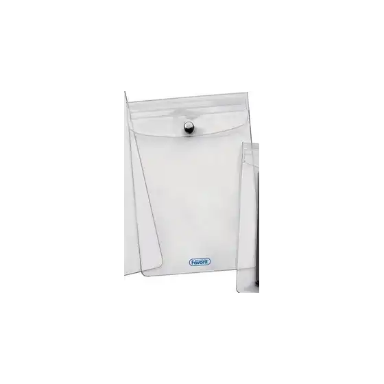 Busta Portadocumenti con Bottone 15X11 Confezione da 10 Buste Favorit - 1