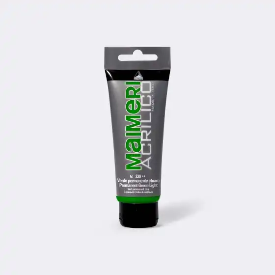 Acrilico Maimeri 0916339  Verde Permanente Chiaro 75 ml Maimeri - 1