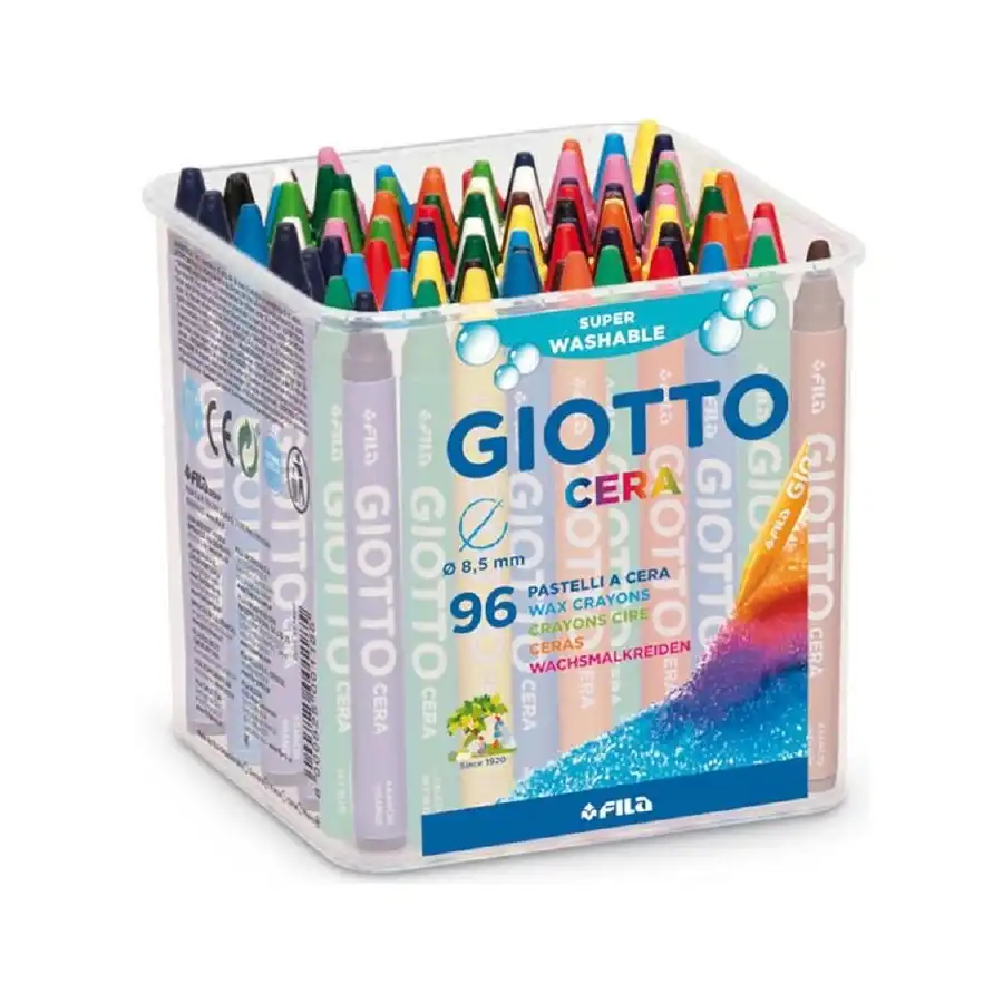 Giotto Cera 523600 Per la classe Barattolo 96 pz Fila - 1