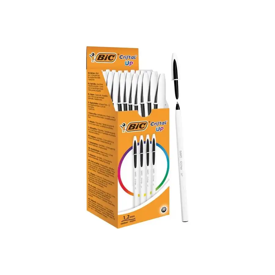 Bic 949880 - Penna a sfera Bic Cristal Up - 1,0mm - Nero - Conf. 20 pz Bic - 4