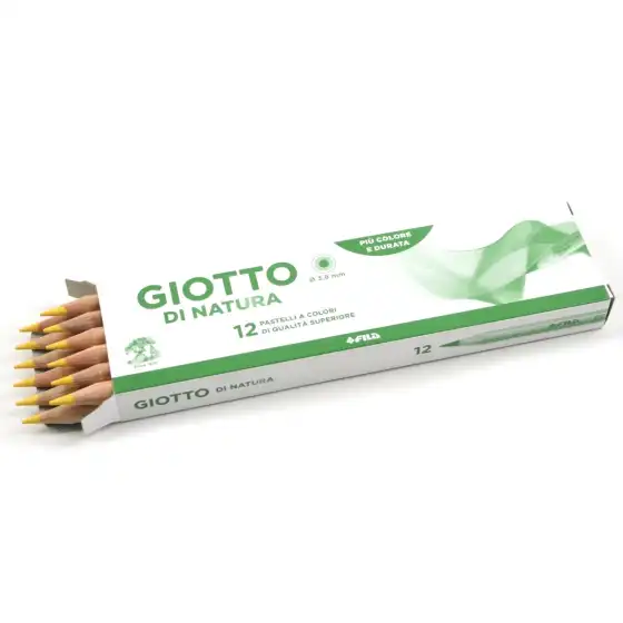 Giotto Di Natura 240304 - Matite Colorate - Giallo Scuro  - Conf. 12 pz Fila - 2