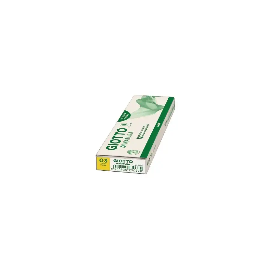 Giotto Di Natura 240303 - Matite Colorate - Giallo   - Conf. 12 pz Fila - 2
