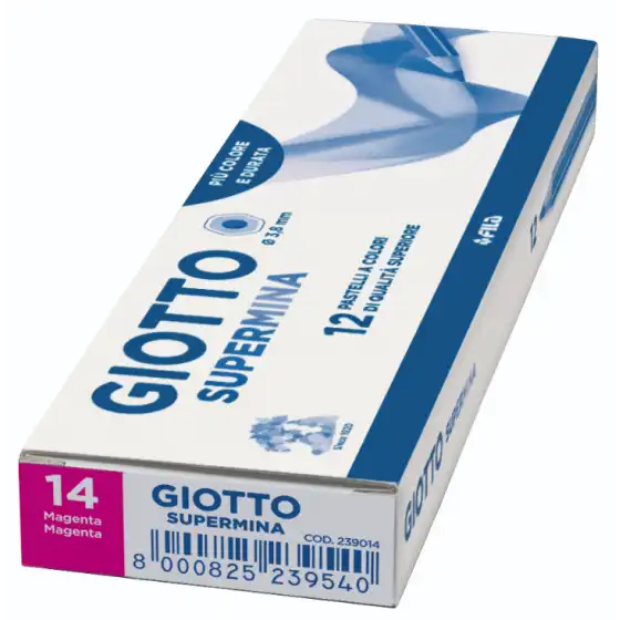 Giotto Supermina 239014 - Matite Colorate - Magenta - Conf. 12 pz Fila - 2