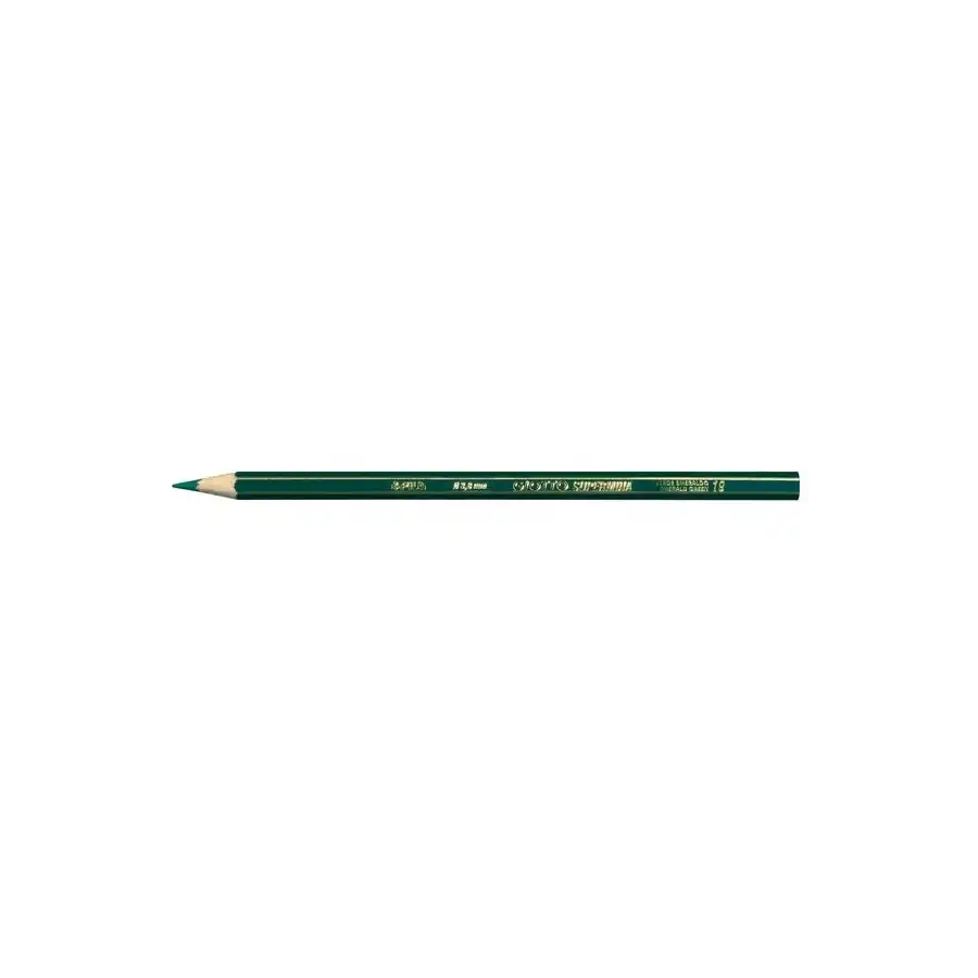 Giotto Supermina 239019 - Matite Colorate - Verde Smeraldo - Conf. 12 pz Fila - 1