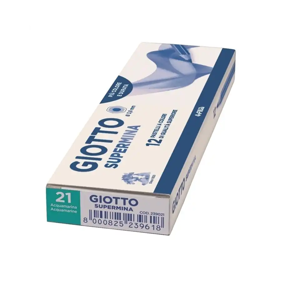 Giotto Supermina 239021 - Matite Colorate - Verde Selva - Conf. 12 pz Fila - 2