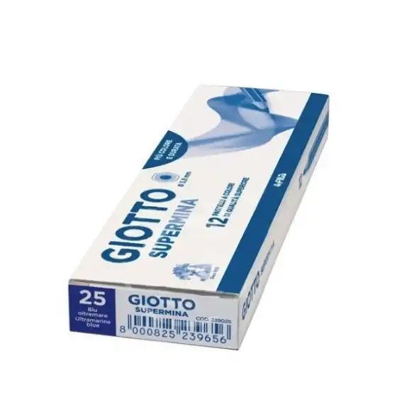 Giotto Supermina 239025 - Matite Colorate - Blu Oltremare - Conf. 12 pz Fila - 2