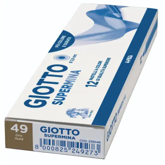 Giotto Supermina 239049 - Matite Colorate - Oro - Conf. 12 pz Fila - 2