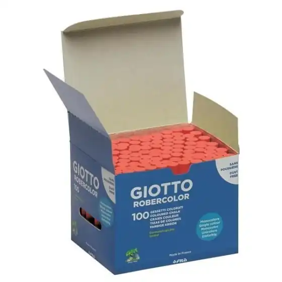 Giotto 539603 Robercolor - For the class - 100 chalks - Reds