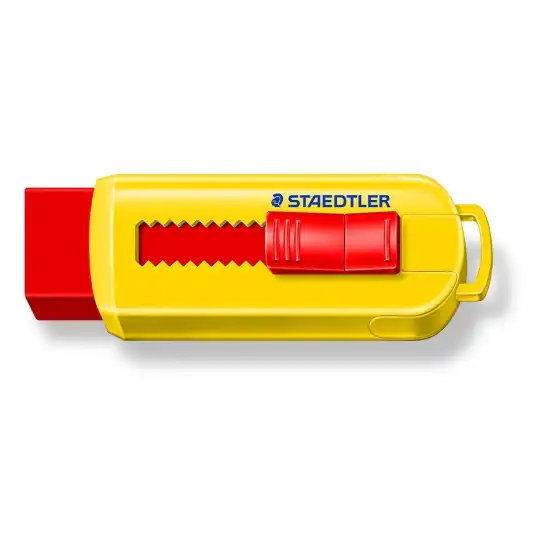 Staedtler  - Gomma  525 PS1 S - Colori Assortiti -  Con cursore di scorrimento - Conf. 12 pz Staedtler - 2