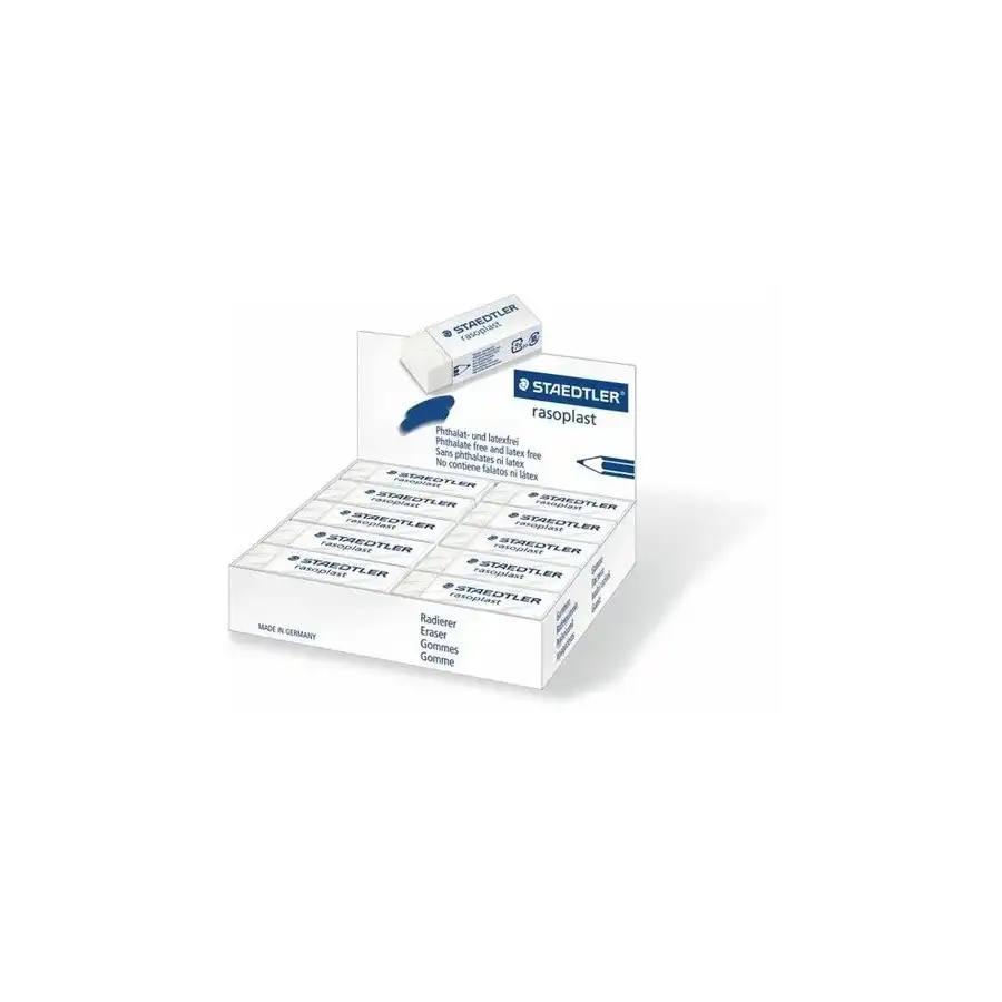 Staedtler - Gomma rasoplast 526 B20 -  65 x 23 x 13 mm - Confezione 20 pz Originale - 1