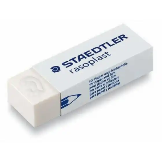 Staedtler - Gomma rasoplast 526 B20 -  65 x 23 x 13 mm - Confezione 20 pz Originale - 2