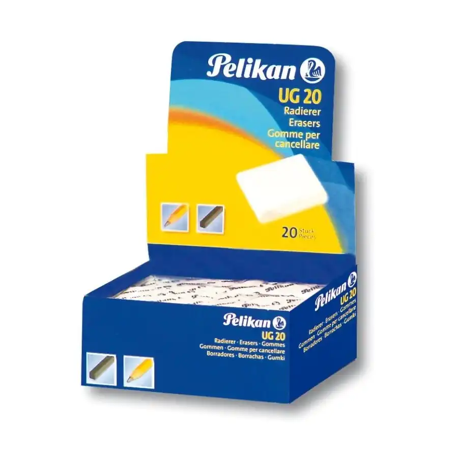 Pelikan 0ARM20  - Gomma Pane UG 20 bianco - Conf.20 pz Pelikan - 2