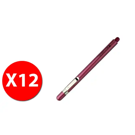 Fila 802602 - Tratto Clip - Conf.12 pz - Rosso Fila - 3