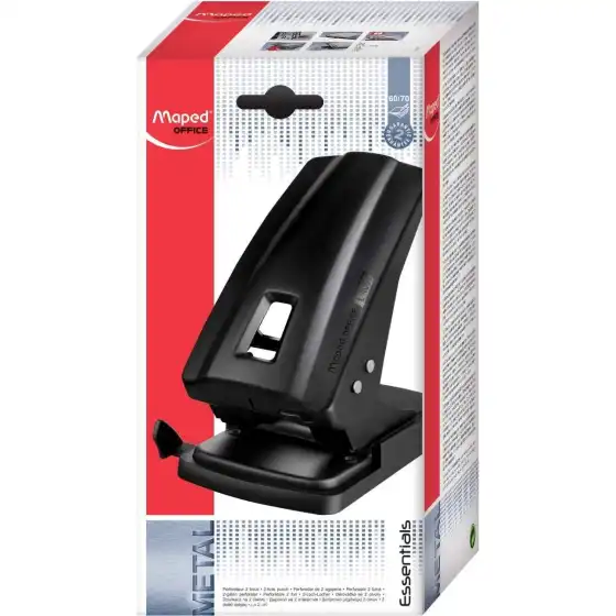Perforatore Carta Regolabile a due fori 60/70 Fogli formato regolabile Maped - 2