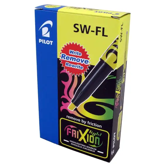 Pilot 009138 - FriXion Light - Evidenziatore - Giallo - Punta Media - Conf. 12 pz  Pilot - 3