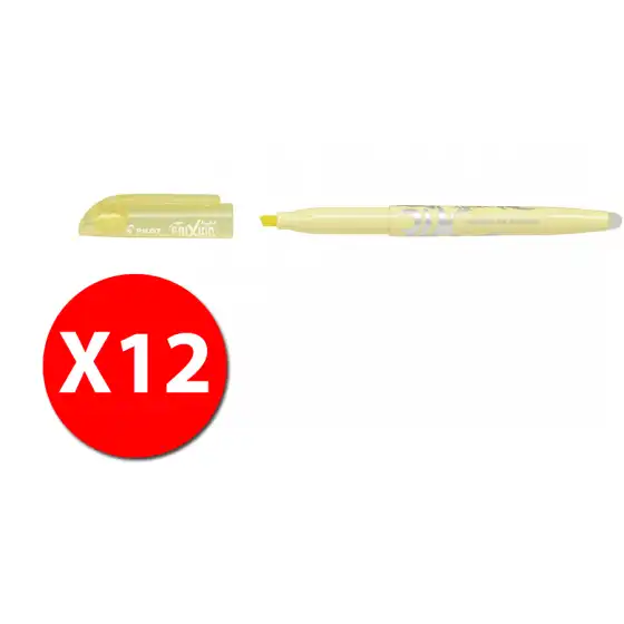 Pilot 009146 - FriXion Light Soft - Evidenziatore - Giallo - Punta Media - Conf. 12 pz  Pilot - 2
