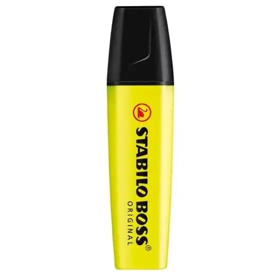 Stabilo 70/24 -  Evidenziatore BOSS ORIGINAL - Giallo - Conf. 10 pz Stabilo - 2