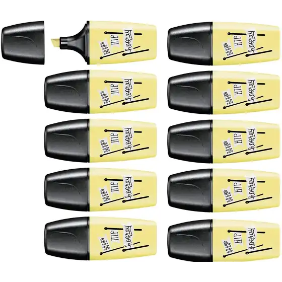 Stabilo 07/144-7 -  Evidenziatore BOSS MINI Pastellove - Giallo - Conf. 10 pz Stabilo - 2