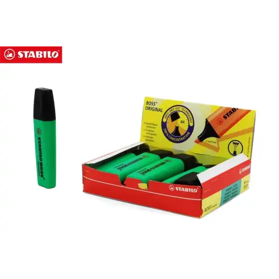 Stabilo 70/51 -  Evidenziatore BOSS ORIGINAL - Turchese - Conf. 10 pz Stabilo - 1