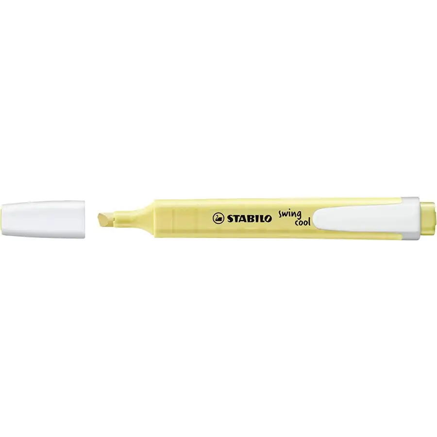 Stabilo 275/144-8 -  Evidenziatore STABILO swing cool Pastel  - Giallo Banana -  Conf. 10 pz Stabilo - 1