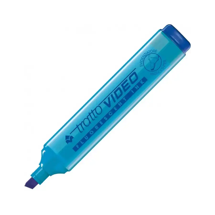 Fila 830205 - Evidenziatore Tratto Video - Azzurro - Conf- 12 pz Fila - 2