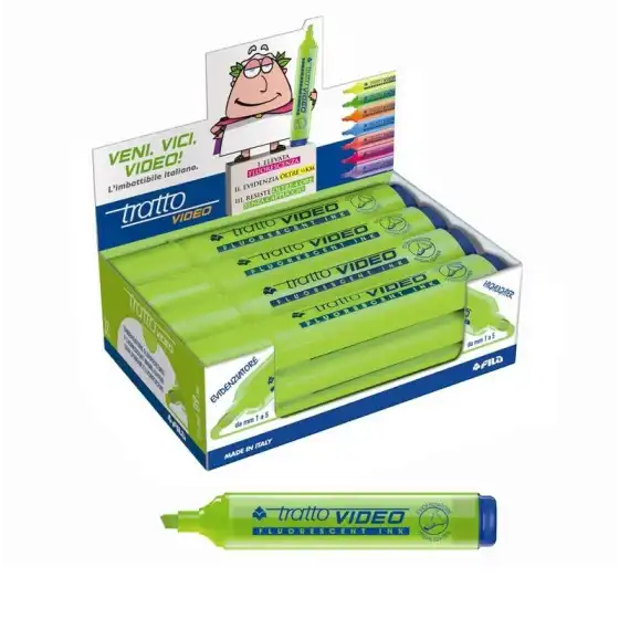 Fila 830209 - Evidenziatore Tratto Video - Lime - Conf- 12 pz Fila - 3