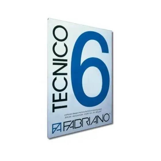 Album Disegno Tecnico F6 20 Fogli Lisci 297x420mm Liscio 240g/Mq Fabriano - 1
