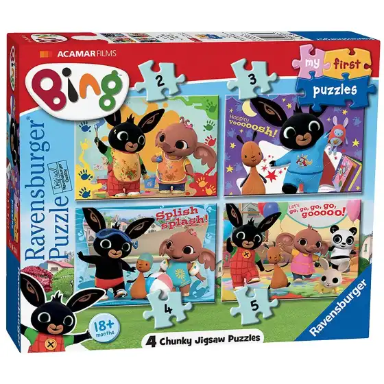Puzzle My First Bing 2-3-4-5 Pieces 06834 Ravensburger - 1