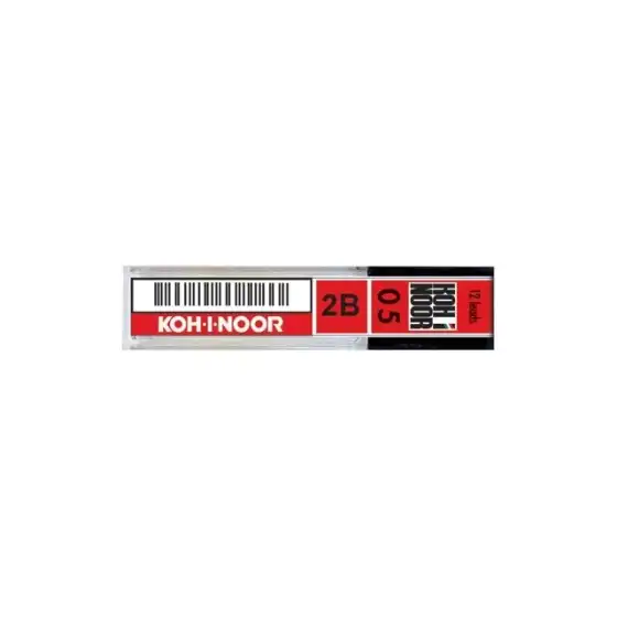 KOH-I-NOOR - Astuccio 12 mine 2B  0,5mm - 12 Astucci da 12 pezzi Koh-I-Noor - 1